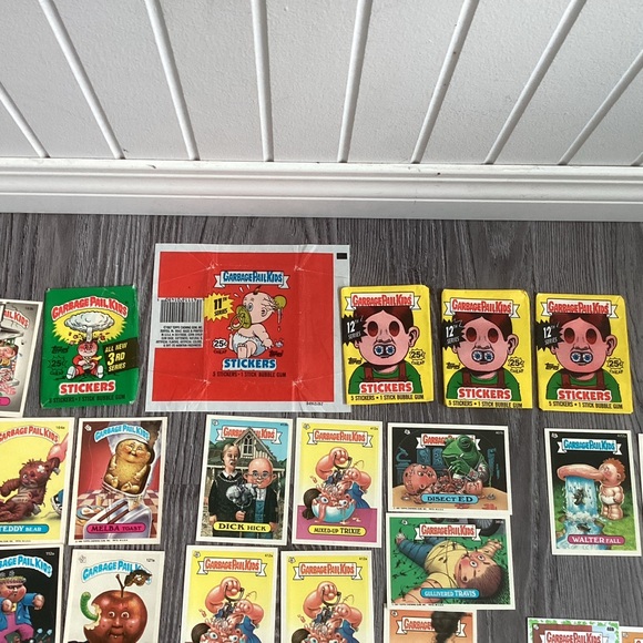 Large Lot of Garbage Pail Kids Stickers + a few wrappers - Picture 7 of 7
